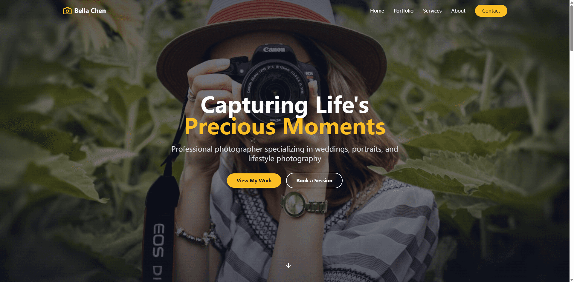 Bella Chen Photography - Professional Photography Website