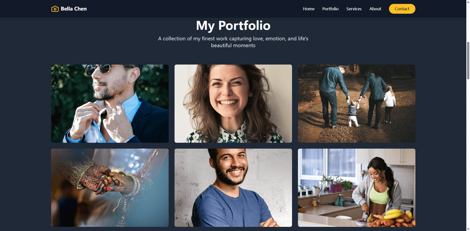 Bella Chen Photography - Professional Photography Website - Image 2